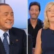 Berlusconi a L'Aria che tira: "Non mi sposo" VIDEO