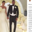 Melissa Satta-Boateng, matrimonio con incidente nella notte: invitati feriti