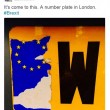 Brexit, automobilisti cancellano stelle dorate Ue dalle targhe4