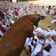 YOUTUBE Pamplona: prima corsa tori, 4 feriti 12