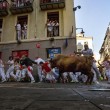 YOUTUBE Pamplona: prima corsa tori, 4 feriti 11