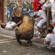 YOUTUBE Pamplona: prima corsa tori, 4 feriti 10