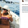 Camila Raznovich in barca a Ponza e... FOTO 6