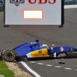 YOUTUBE Marcus Ericsson, incidente prove Gran Premio Silverstone5