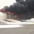 Dubai, panico dentro volo Emirates in fiamme6