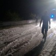 Varese, maltempo grandine sembra neve