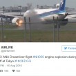 Motore Boeing esplode durante il decollo4