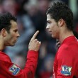 Ryan Giggs appese Cristiano Ronaldo al muro per una Coca Cola