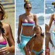 Ilary Blasi al mare con Isabel prima di Gf Vip e Le Iene