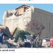 Terremoto Amatrice, chiesa di Sant'Agostino. Qui il danno causato dall'errore del calcolo che non ha tenuto conto delle finestre