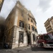 A fuoco centralina al centro di Roma 3