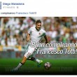 Francesco Totti, striscione su gru a Trigoria 2