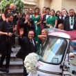 Cristel Carrisi, matrimonio in Apecar. Tanti vip, Loredana Lecciso assente FOTO ANSA