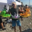 Richard Branson e Adrian Grenier a nuoto lo Stretto di Messina04
