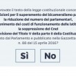 Referendum ecco la scheda: è il testo della legge