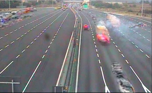 Rondissone, VIDEO del Tir che piomba su auto ferma e fugge