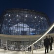 Virginia Raggi fischiata: inaugurava la Nuvola di Fuksas0