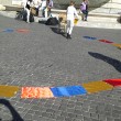 Colombia flash mob piazza del Popolo