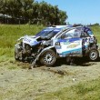 David Nalbandian, ex tennista si ribalta con la sua auto durante rally