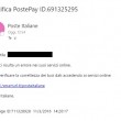 Mail truffa a correntisti Poste Italiane, così vi svuotano il conto 02
