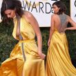 Emily Ratajkowski ai Golden Globe: abito quasi nude look FOTO 6