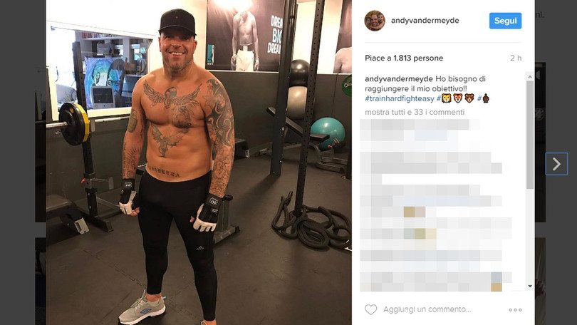 Andy Van Der Meyde dal calcio alla boxe: FOTO della sua trasformazione