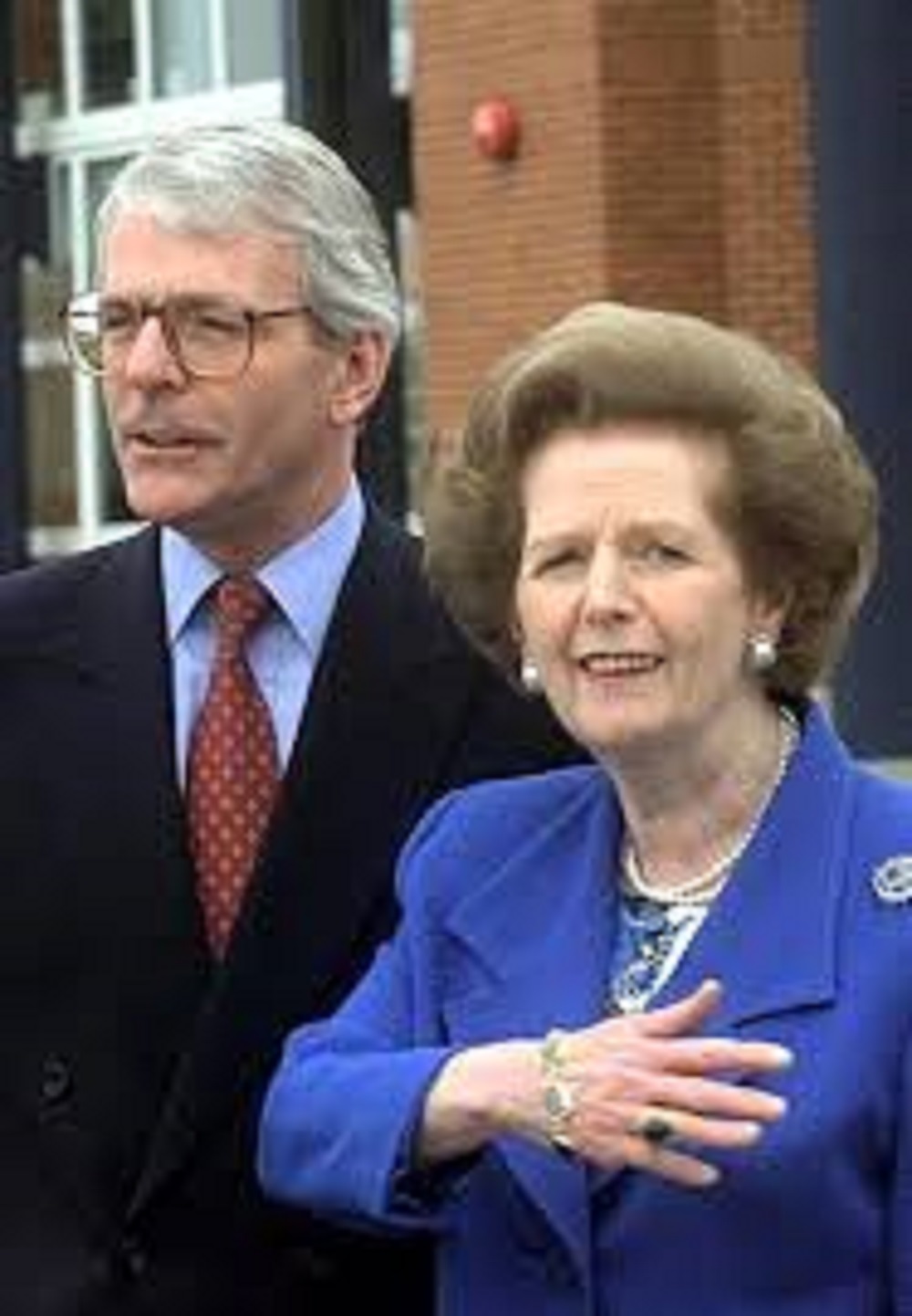 Major e Margaret Thatcher