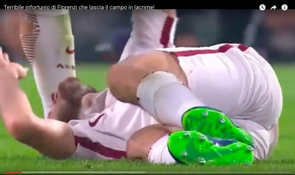 Roma, Alessandro Florenzi altro ko: trauma distorsivo al ginocchio sinistro