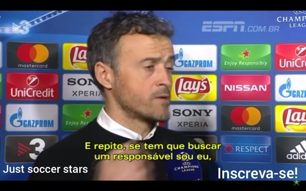 Luis Enrique furioso con giornalista (VIDEO) dopo Psg-Barcellona