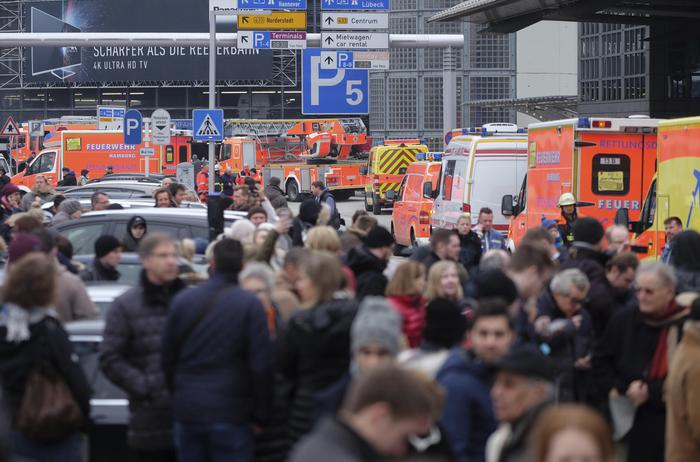 Germany Hamburg Airport Evacuation