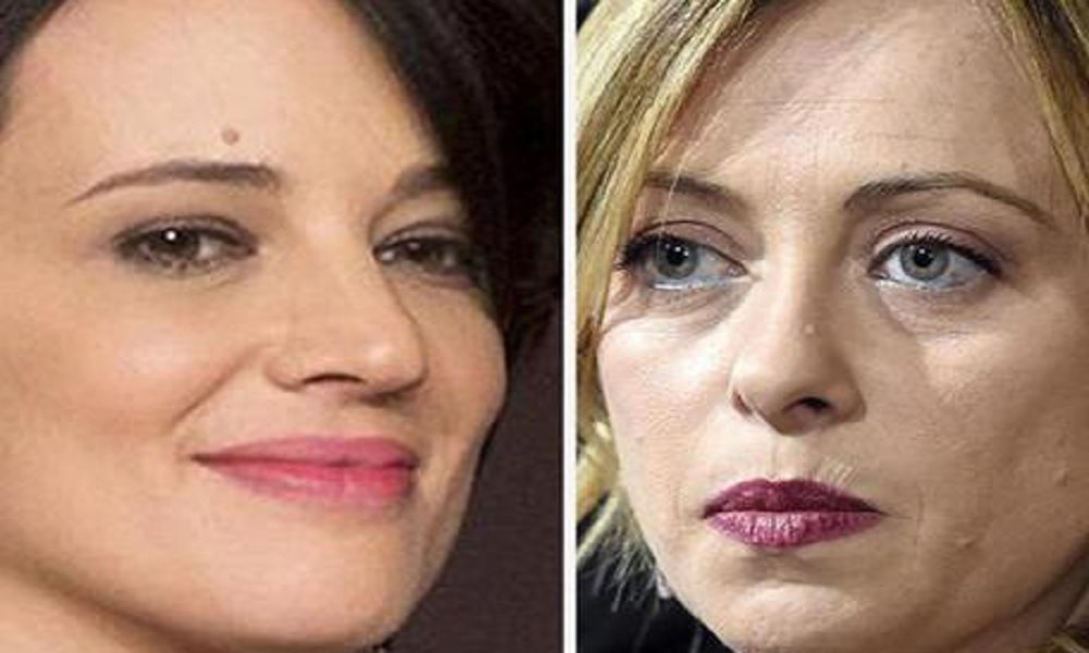 Giorgia Meloni: "Asia Argento mi ha telefonato per scusarsi degli insulti"
