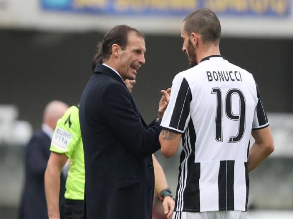 Juventus, la lite costa cara a Bonucci. Allegri: "Col Porto va in tribuna"