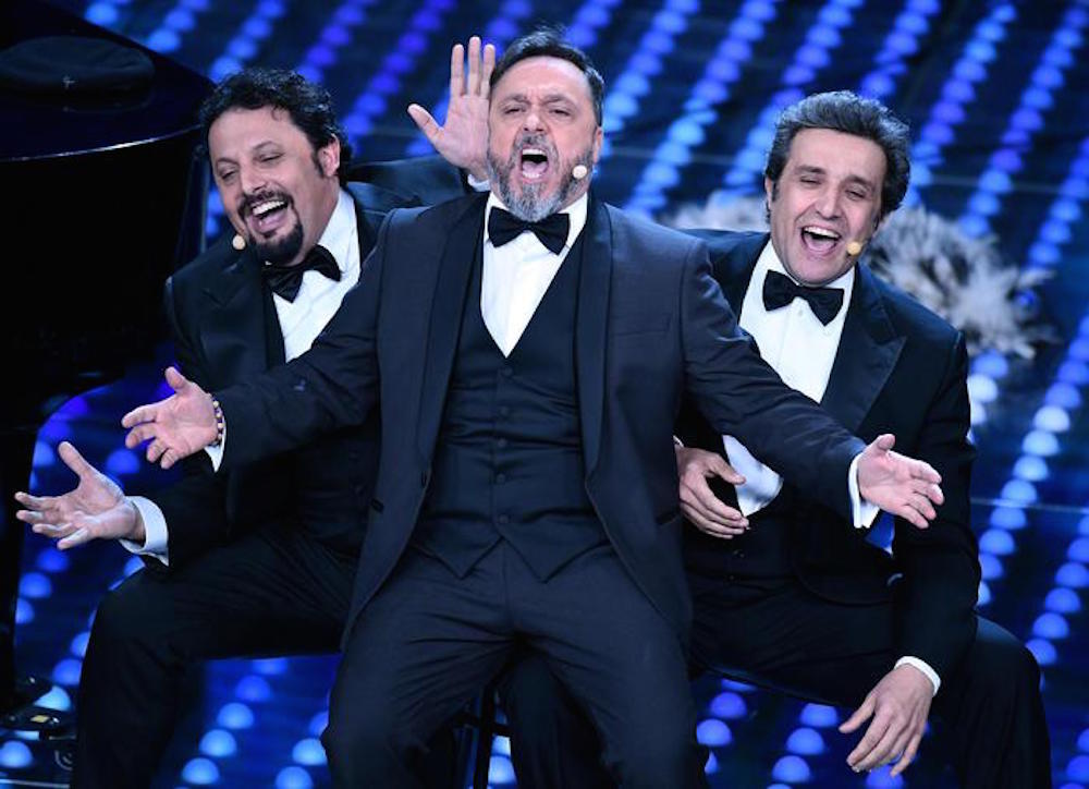 Sanremo, Enrico Brignano e la dedica alla compagna Flora Canto