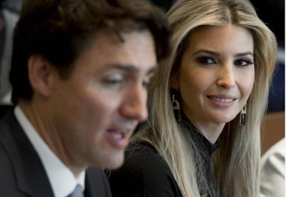 Ivanka Trump e... lo sguardo a Justin Trudeau FOTO