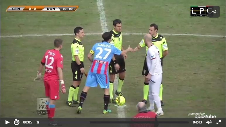 Catania-Taranto Sportube: streaming diretta live, ecco come vedere la partita