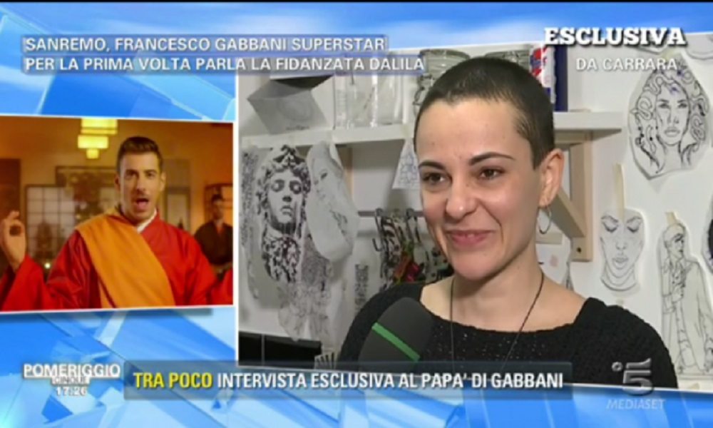 Francesco Gabbani, la fidanzata a Pomeriggio 5: "Superdotato? Ecco la verità"