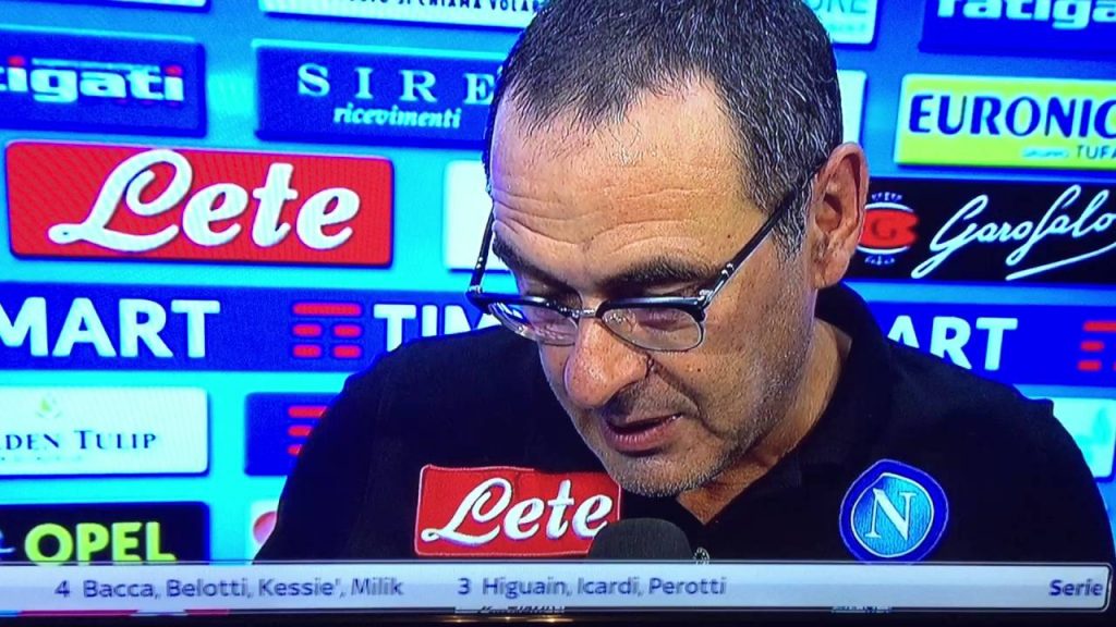 Napoli, silenzio stampa dopo polemica De Laurentiis-Sarri