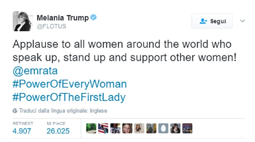 Emily Ratajkowski difende Melania Trump dalla giornalista del New York Times