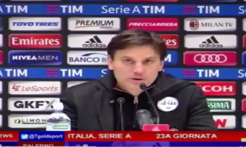 YOUTUBE Vincenzo Montella, conferenza stampa Milan-Sampdoria: "Bisogna migliorare..."