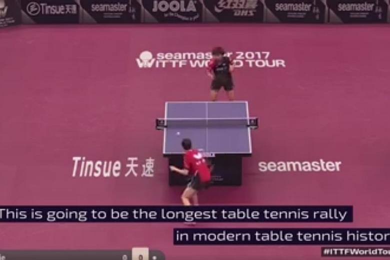YOUTUBE Ping pong, la partita più lunga della storia. Poi arriva un imprevisto