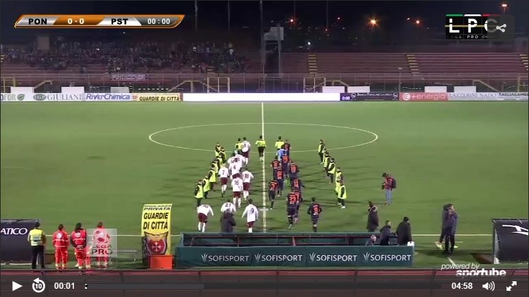 Pontedera-Pro Piacenza Sportube: streaming diretta live, ecco come vedere la partita