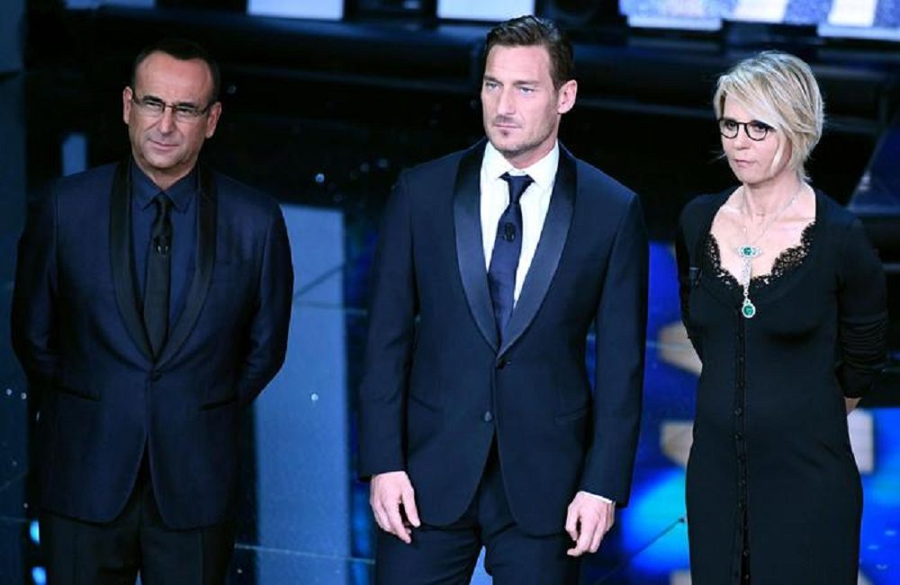 Francesco Totti, cachet del Festival di Sanremo donato in beneficenza