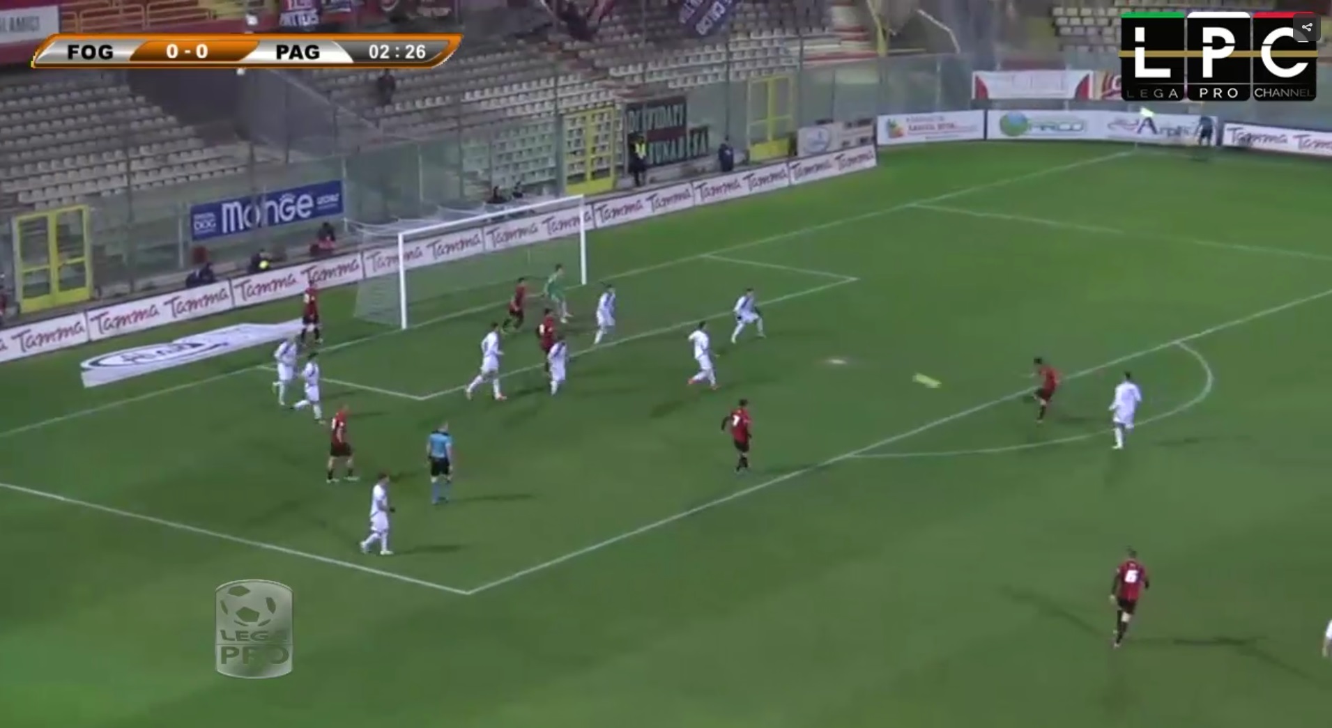 Foggia-Paganese Sportube: streaming diretta live, ecco come vedere la partita