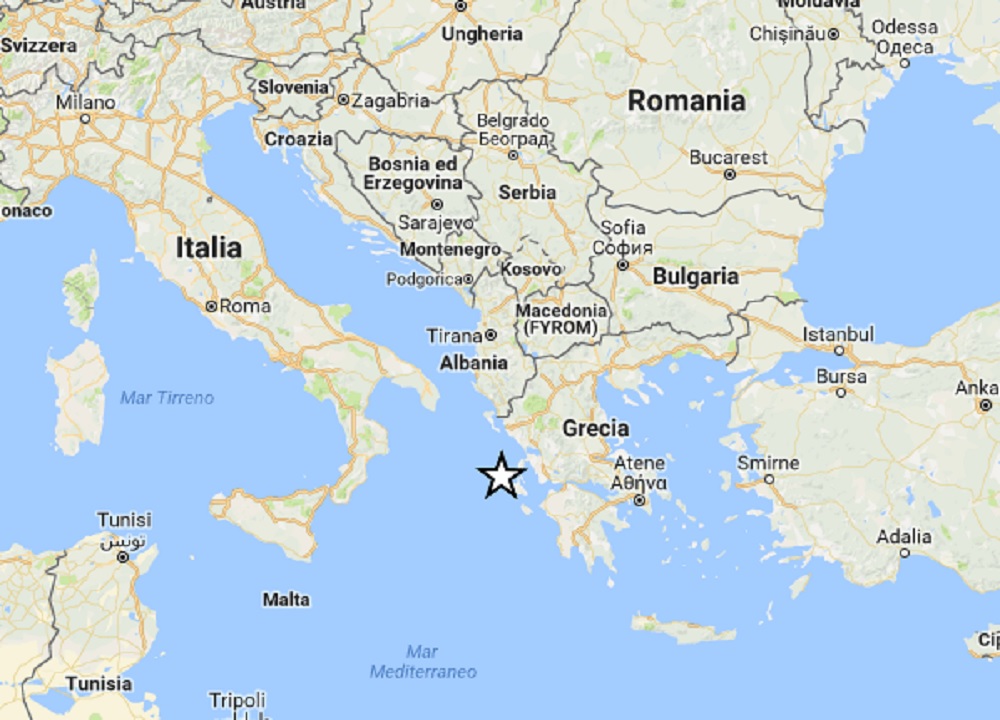 Terremoto Grecia, scossa magnitudo 4.3 nell'isola di Cefalonia. Avvertito in Calabria