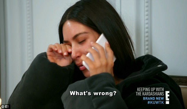 Kim Kardashian in lacrime lascia reality show5