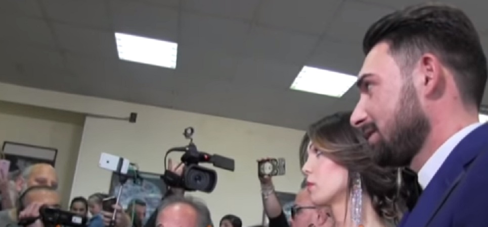 Primo matrimonio trans d'Italia. Alessia e Federico sposi