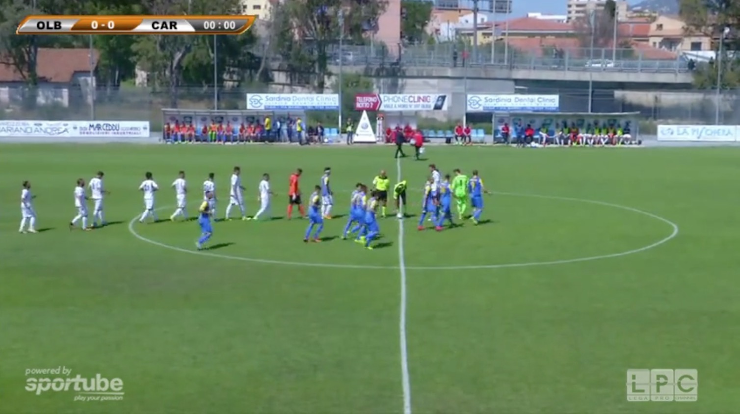 Olbia-Carrarese 1-1: guarda gli highlights Sportube - VIDEO