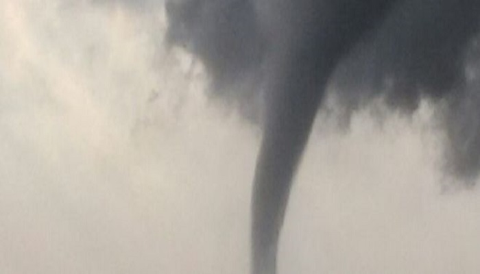 Tromba d'aria a Pellestrina (Venezia)