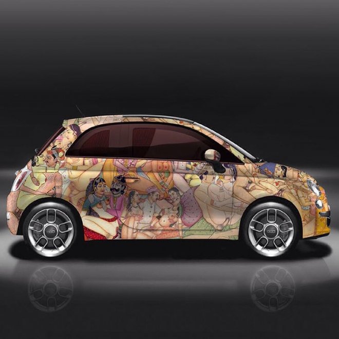 Lapo Elkann e la Fiat 500 Kar_masutra: il nuovo progetto