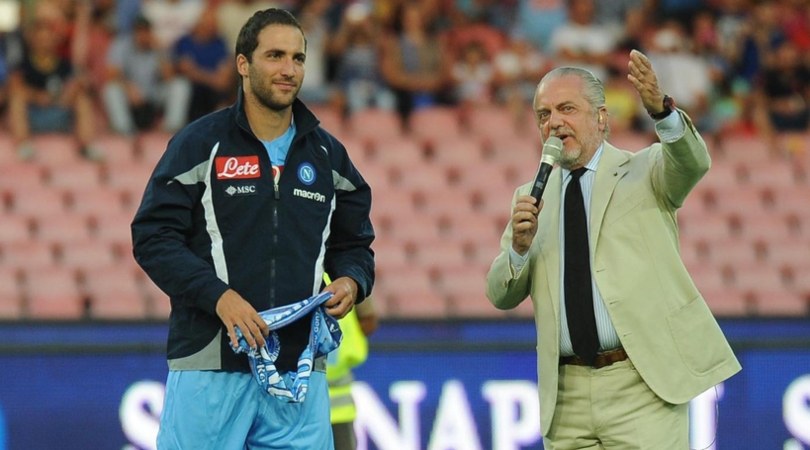 Napoli, De Laurentiis contro Higuain: "La Juventus ha vinto anche senza di lui"